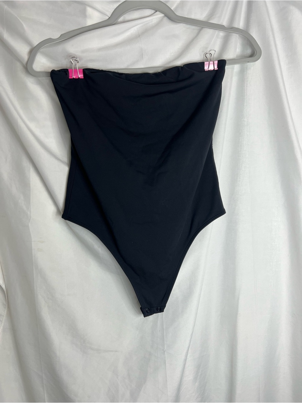 Babaton Strapless Black Bodysuit